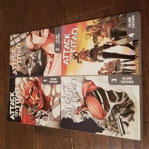 Attack On Titan Volumes 1-4